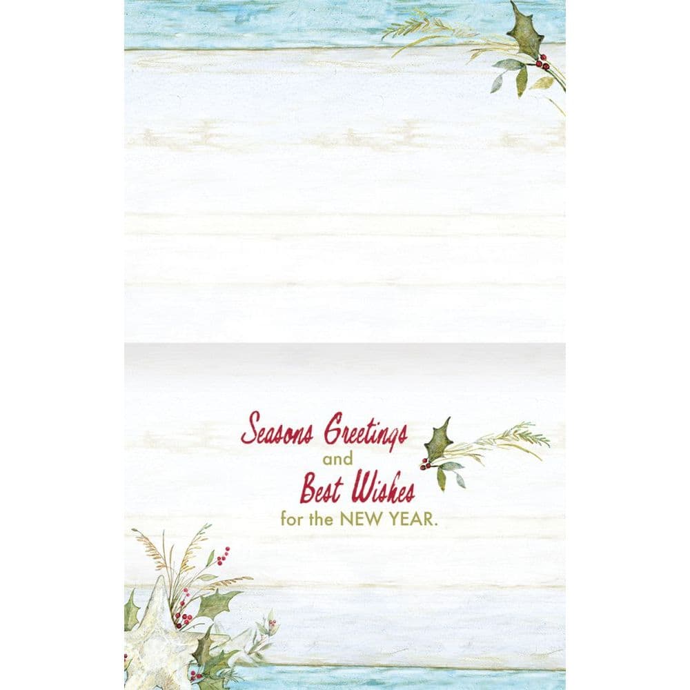 Seaside Holiday Boxed Christmas Card by Susan Winget Alternate Image 1