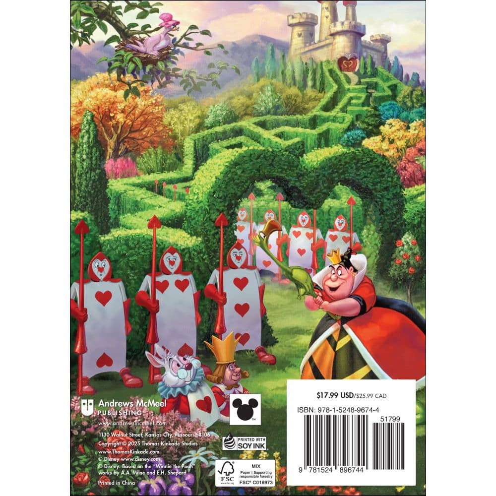 Thomas Kinkade Disney 2026 Engagement Planner First Alternate Image