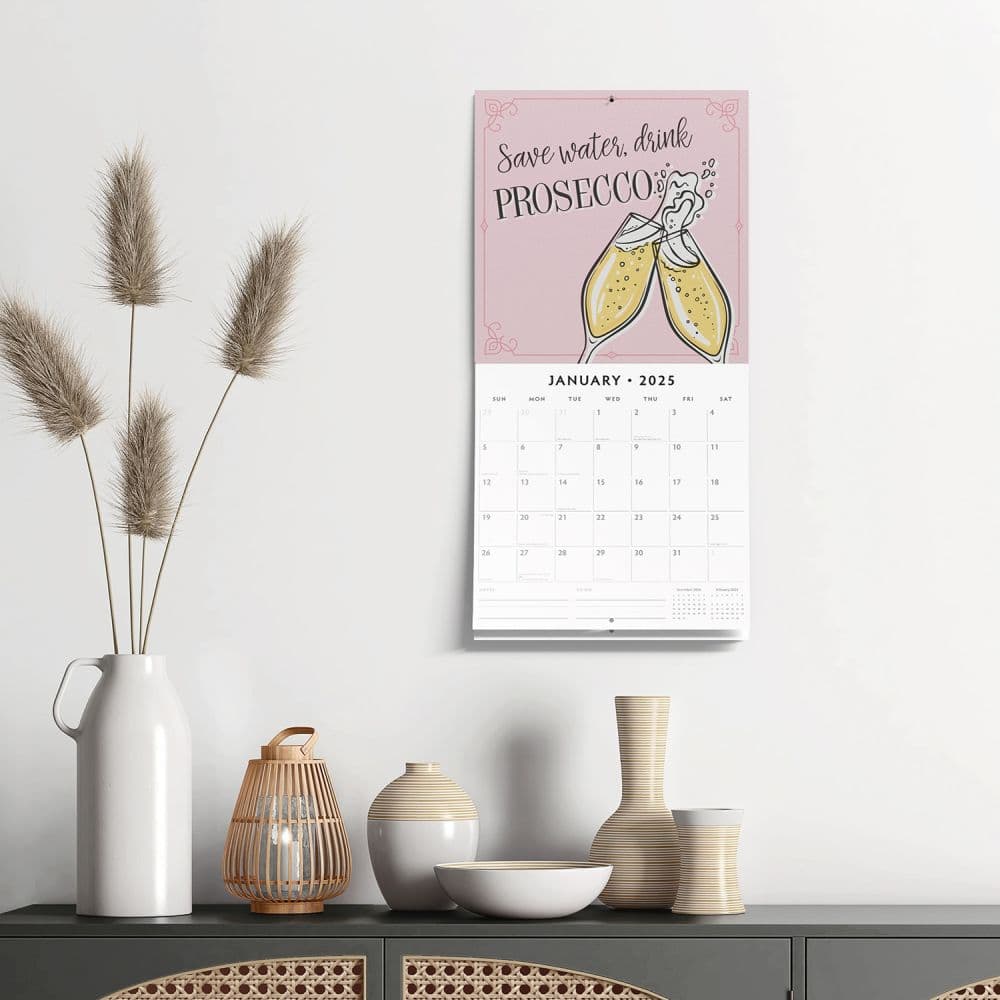 Prosecco Time 2025 Wall Calendar Alt4