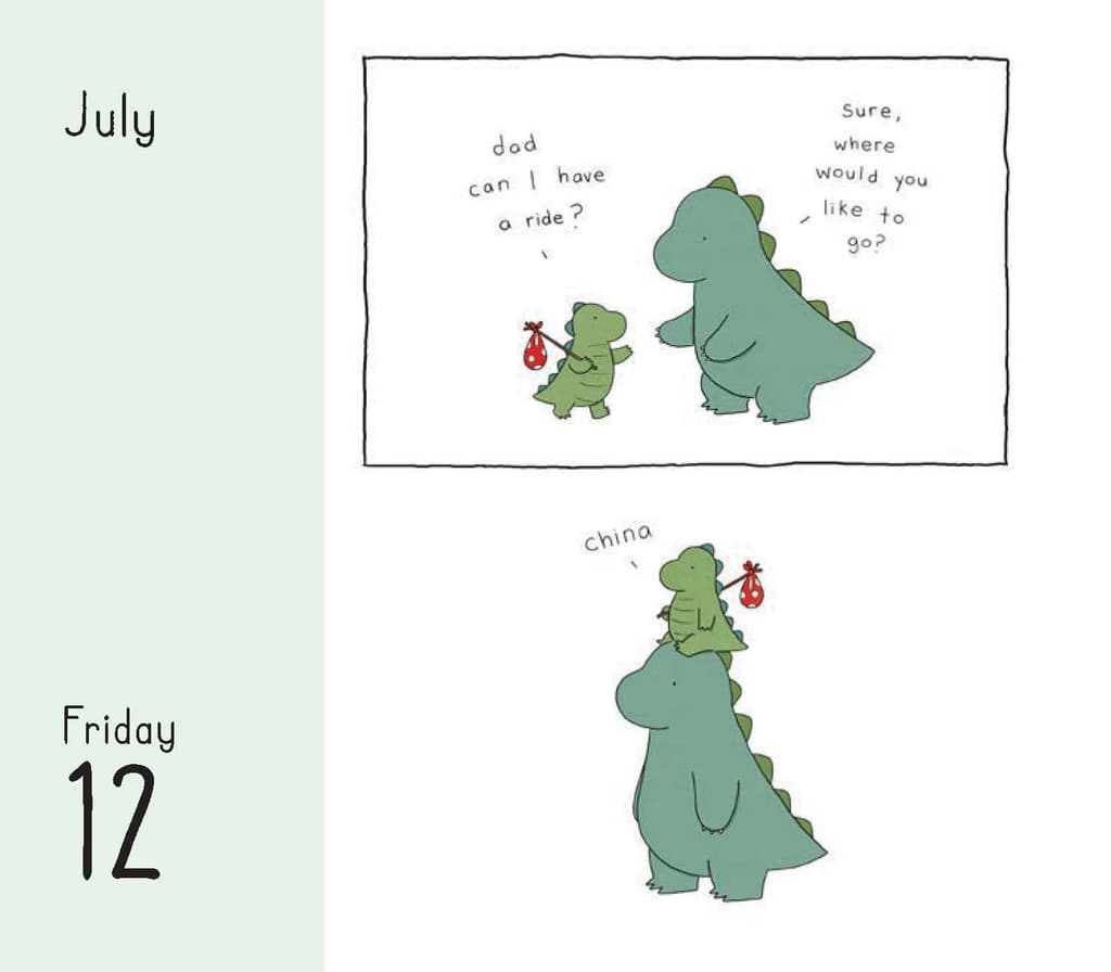 Liz Climo 2024 Desk Calendar Details 7