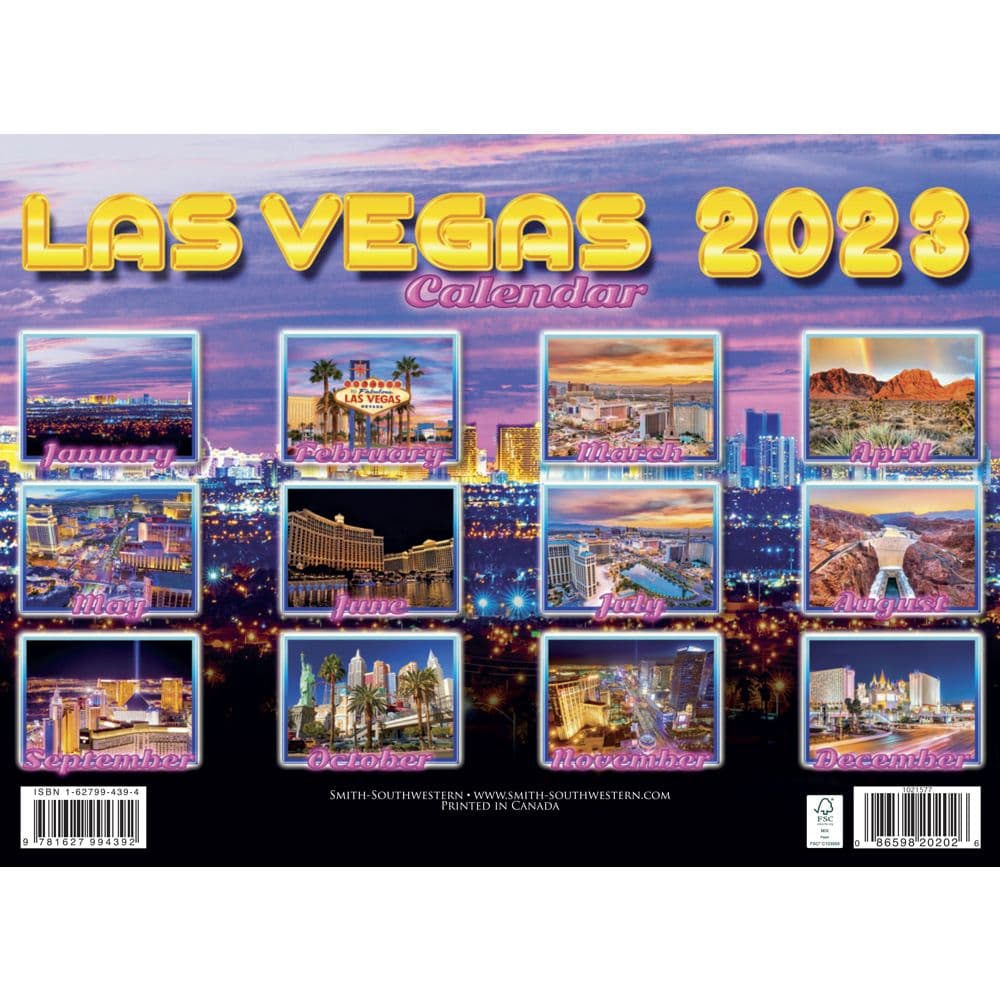 Las Vegas 2023 Wall Calendar - Calendars.com
