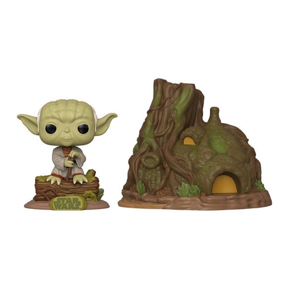POP! Dagobah Yoda with Hut Alternate Image 1