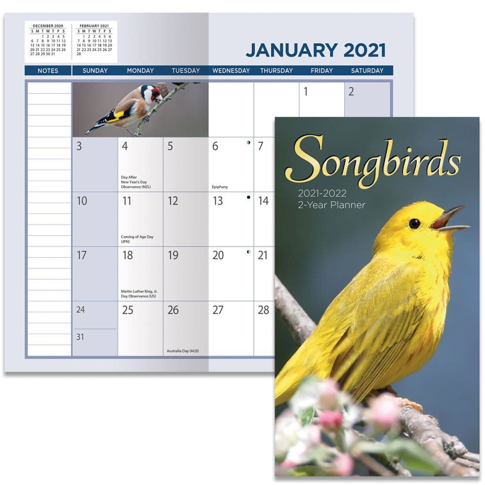 Songbirds Photo 2-Year Planner