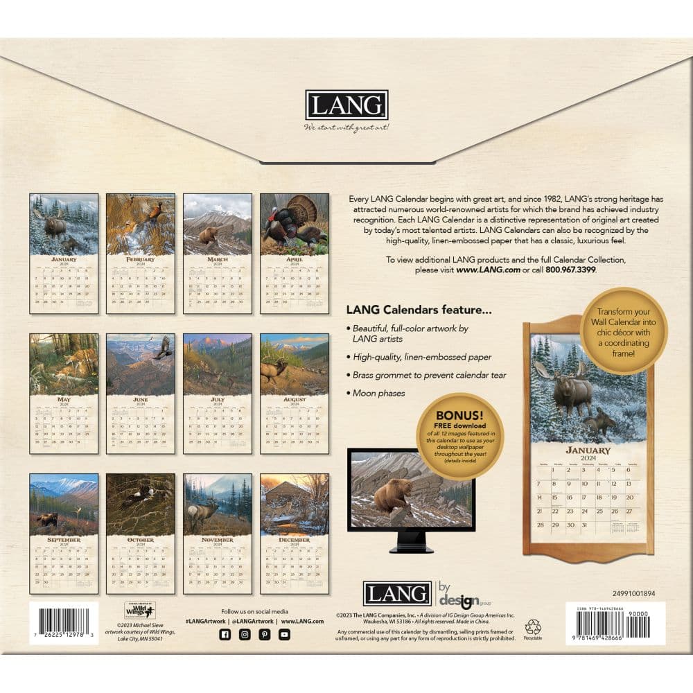 Beyond The Woods 2024 Wall Calendar