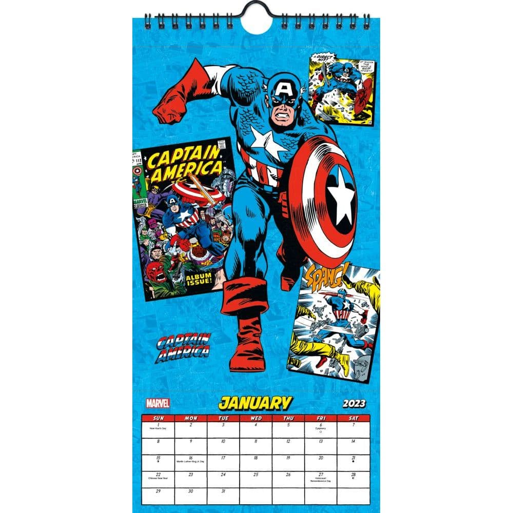 Marvel Comics 2023 Mini Slim Poster Calendar - Calendars.com