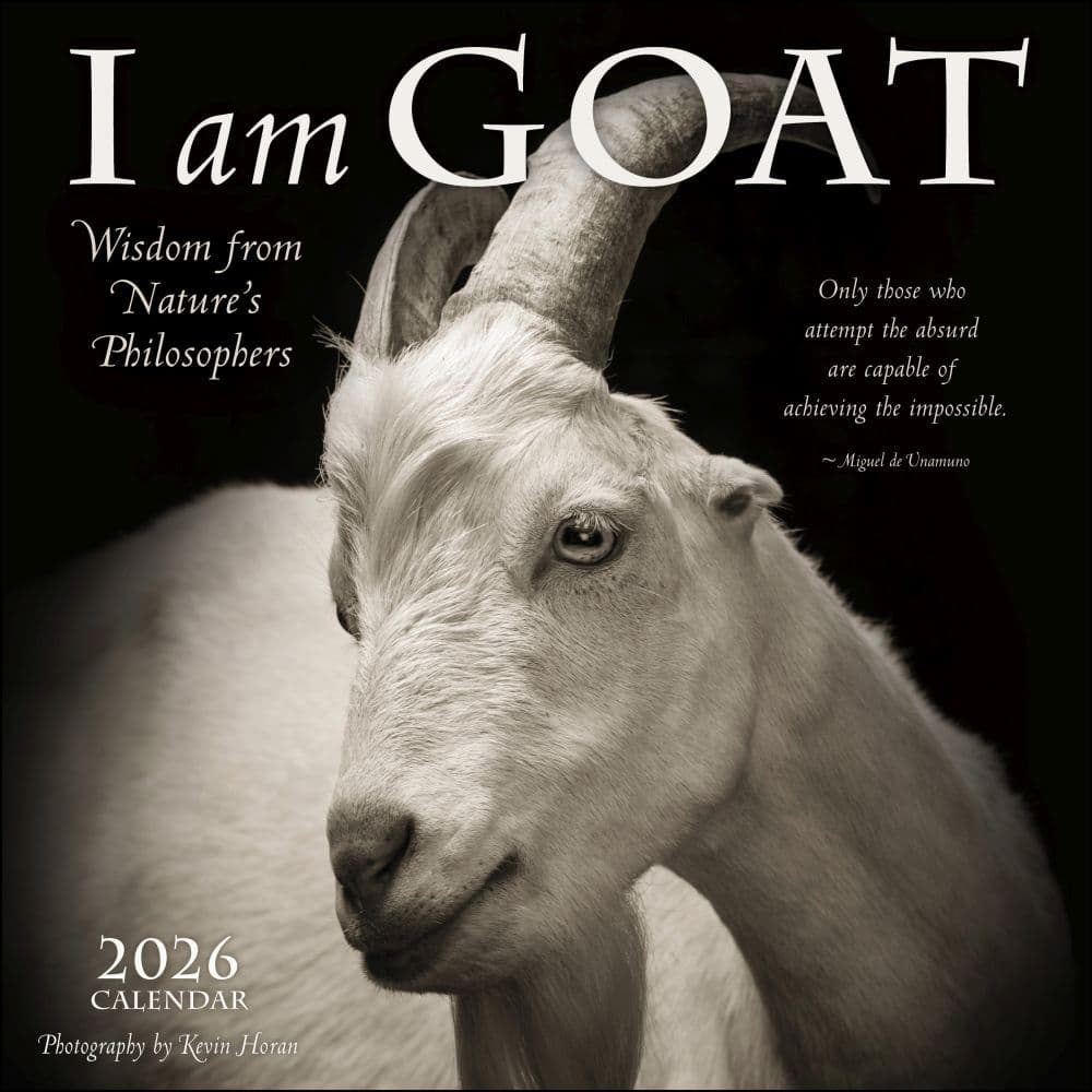 I am Goat 2026 Wall Calendar Main Image