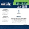 image NFL Seattle Seahawks 2025 Desk Calendar January 1