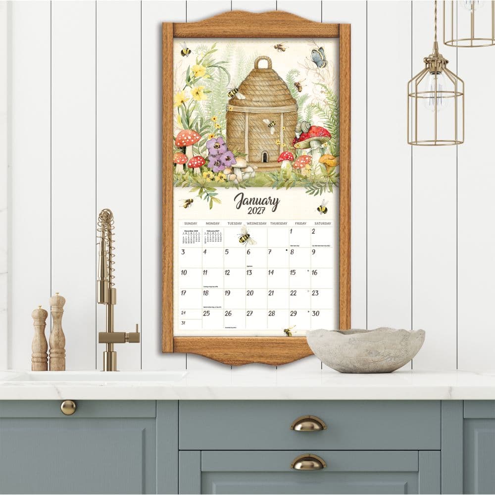 Bees In Bloom 2027 Wall Calendar Sixth Alternate Image