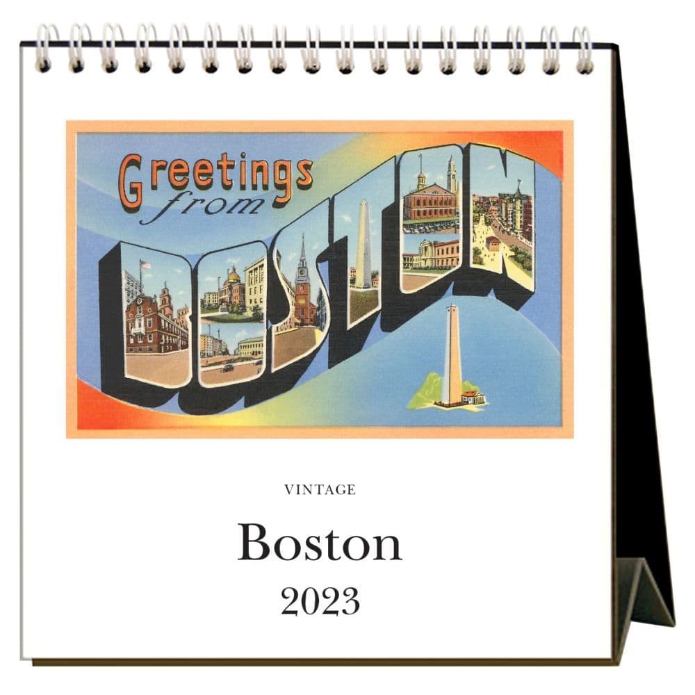 Boston 2023 Desk Calendar - Calendars.com