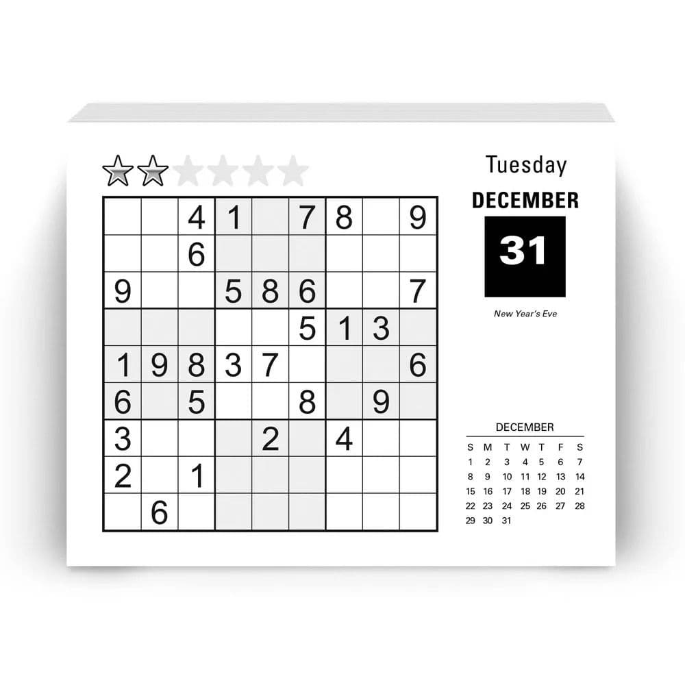 Sudoku 2024 Desk Calendar Fourth  Alternate Image width=&quot;1000&quot; height=&quot;1000&quot;