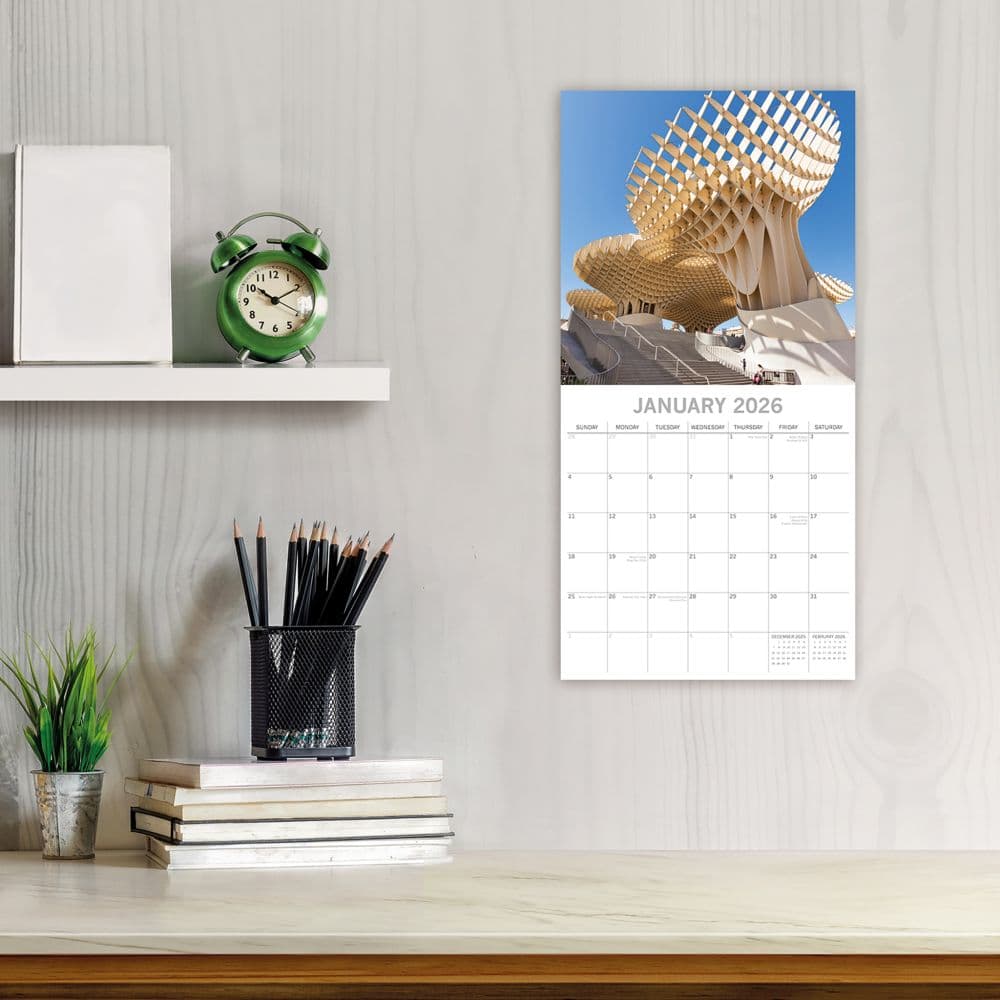 Amazing Architecture 2026 Wall Calendar Secon Alternate Image