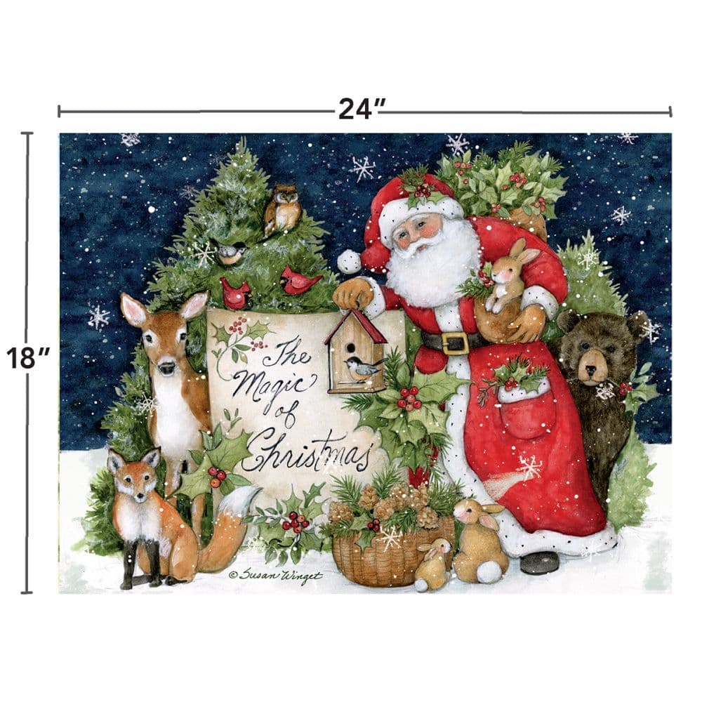Magic of Christmas 500 Piece Puzzle by Susan Winget Alternate Image 4