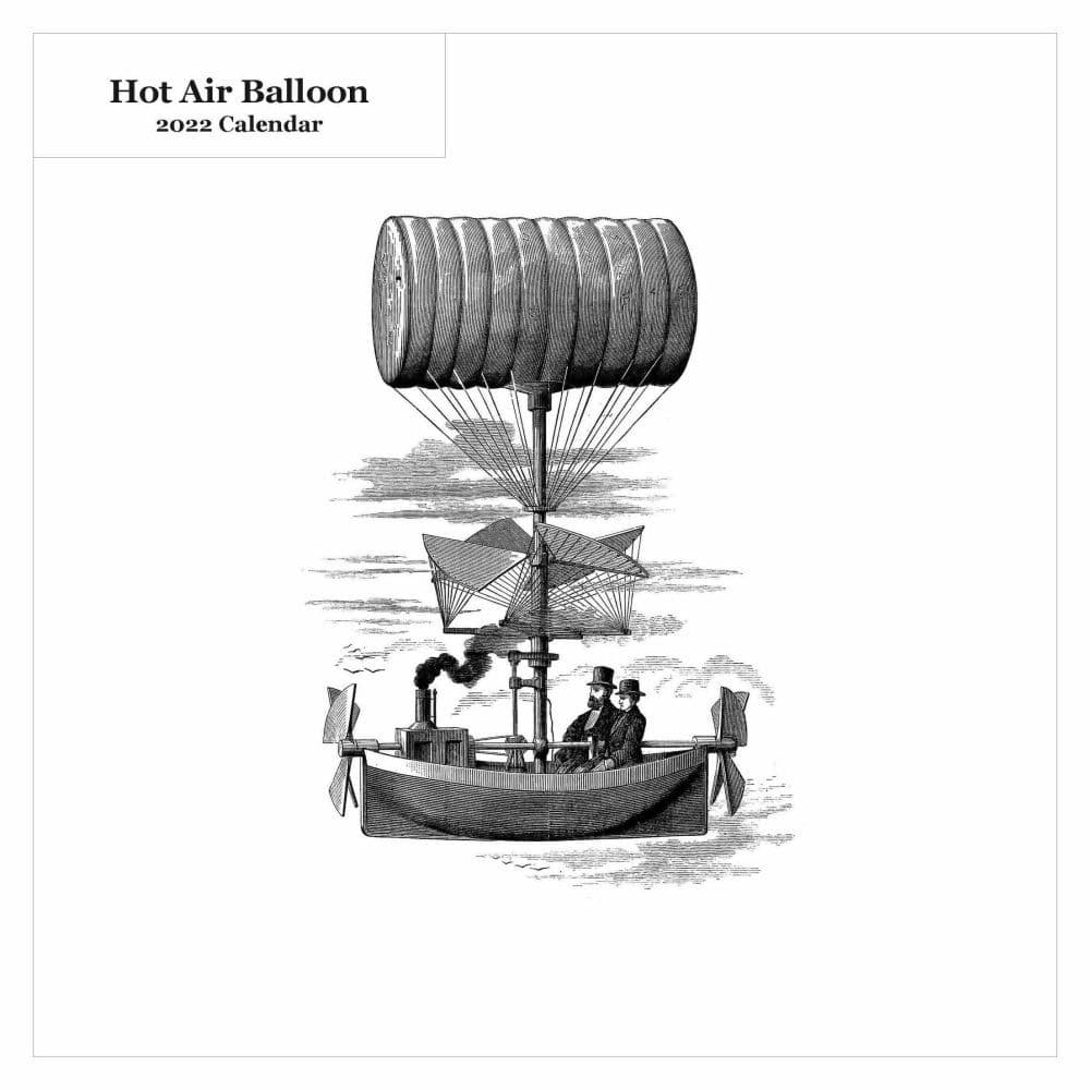 Hot Air Balloons 2022 Square Wall Calendar