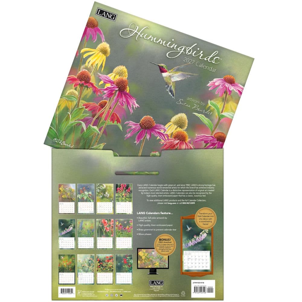 Hummingbirds 2027 Wall Calendar by Susan Bourdet First Alternate Image