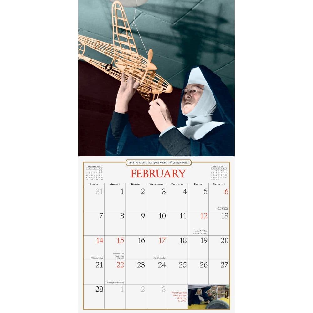 Nuns Having Fun Wall Calendar