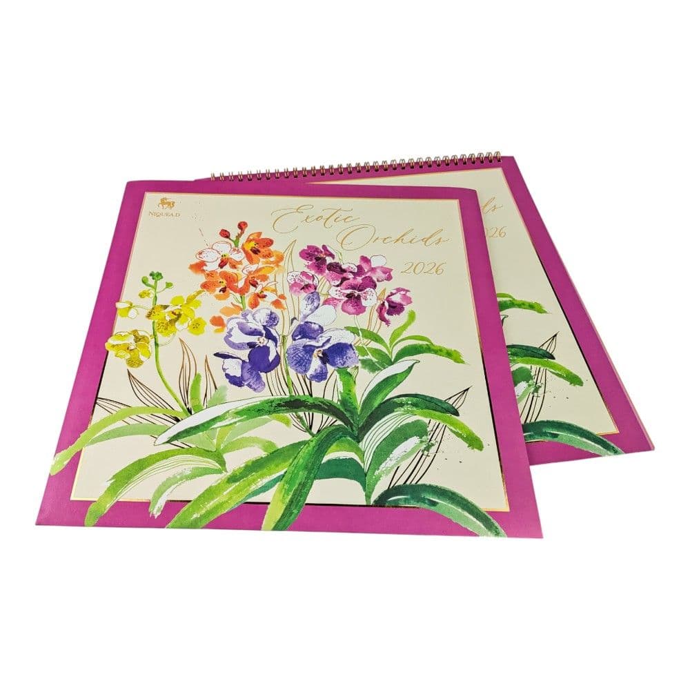 Exotic Orchids 2026 Spiral Wall Calendar Fourth Alternate Image