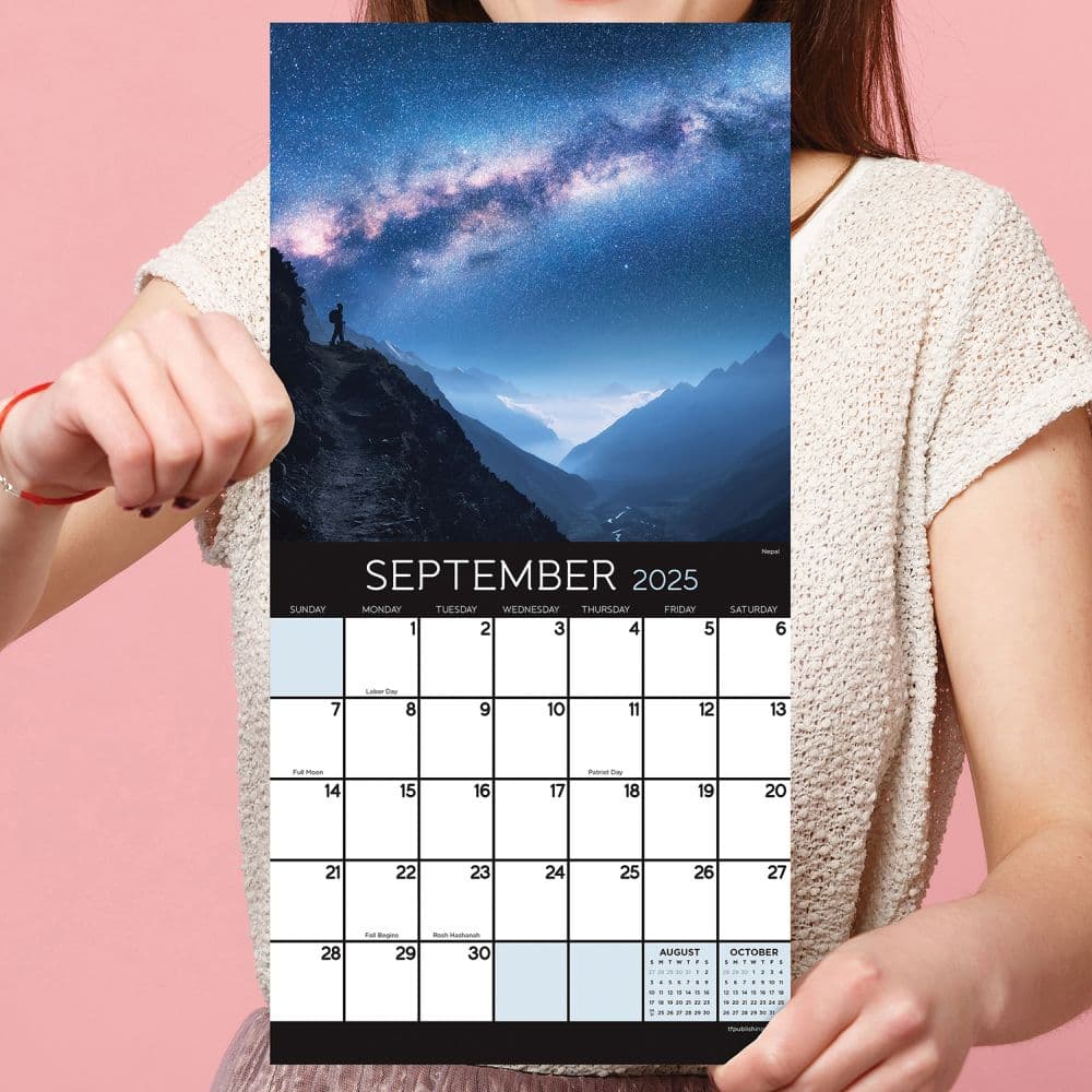 Stargazing 2025 Mini Wall Calendar