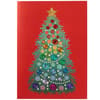 image Multi Colored Gem Tree Christmas Card