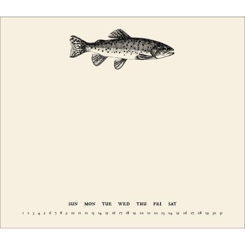 image Trout Perpetual Mousepad Calendar Main Product Image