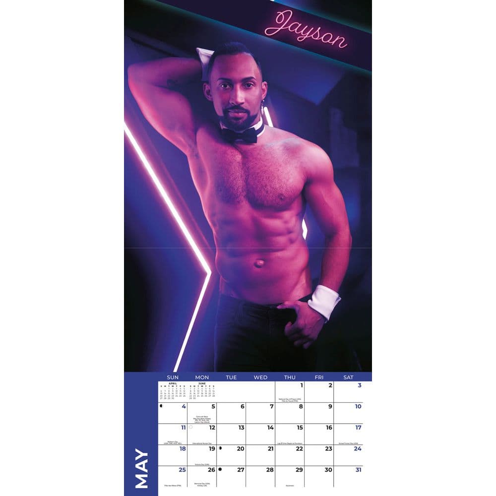 Chippendales 2025 Wall Calendar - Calendars.com