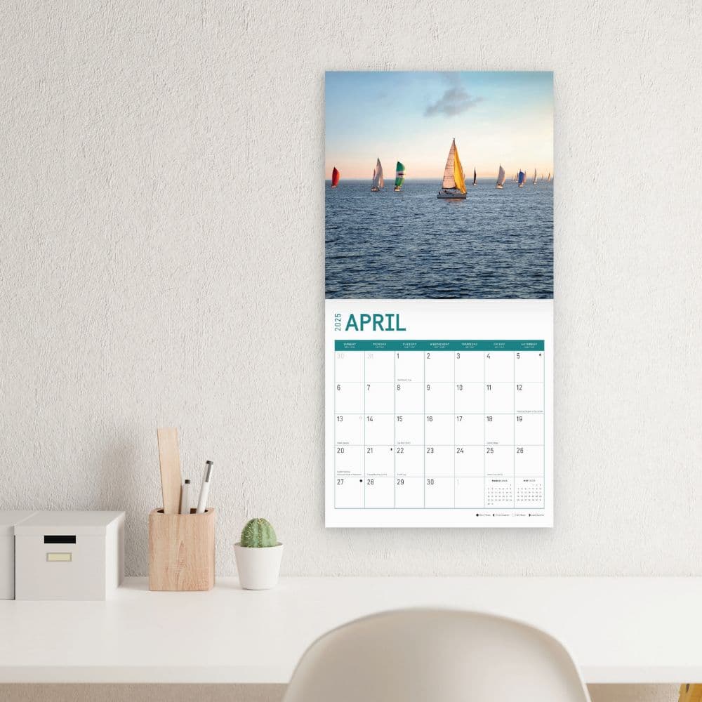 Sailing 2025 Wall Calendar Third Alternate Image width="1000" height="1000"