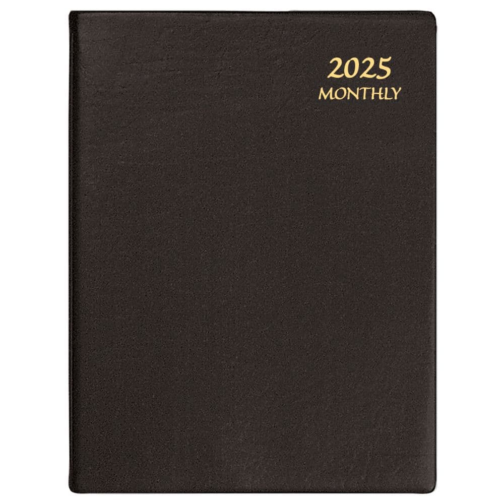 image Black Continental Monthly 2025 Planner Main Image