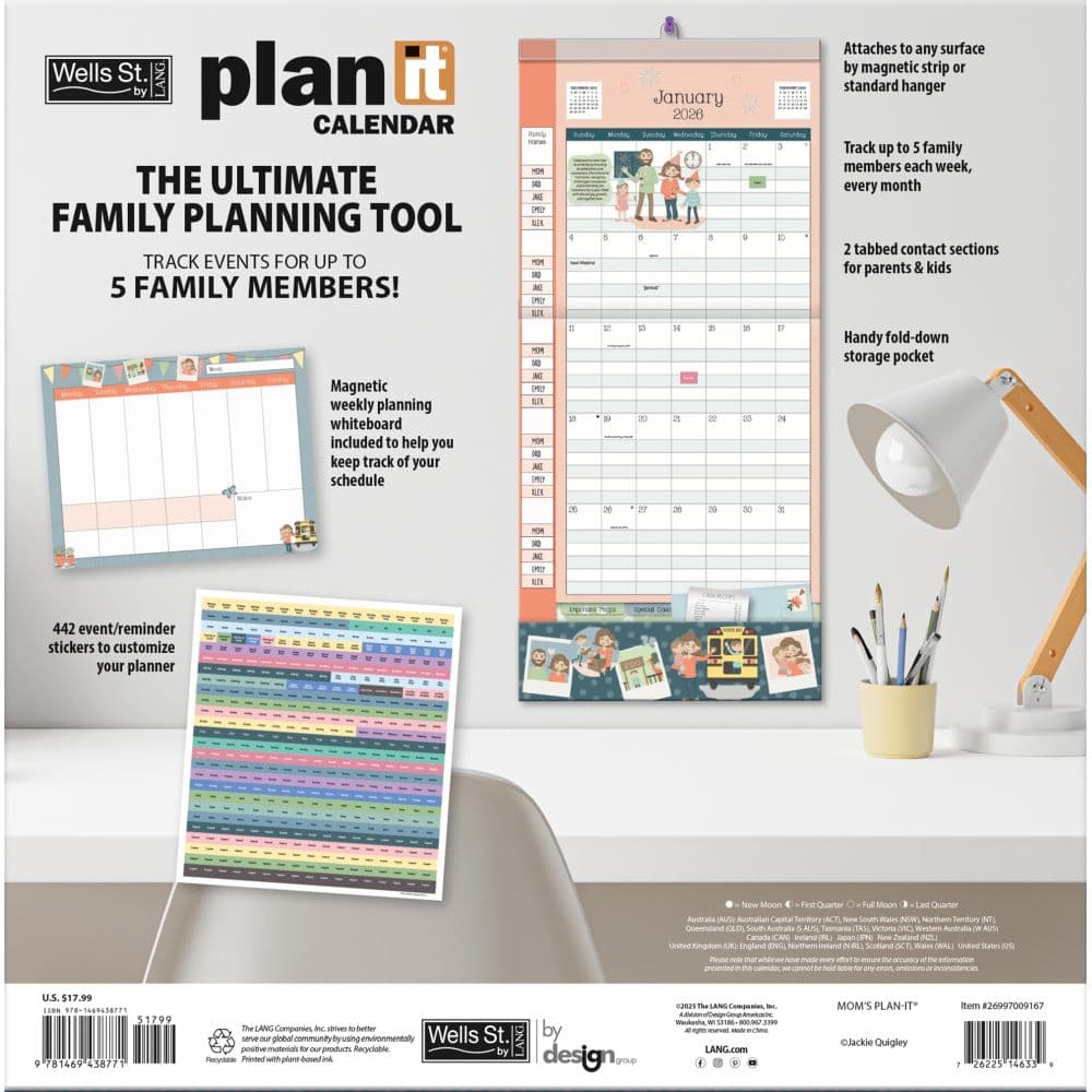 Moms Plan It 2026 Wall Calendar_ALT2