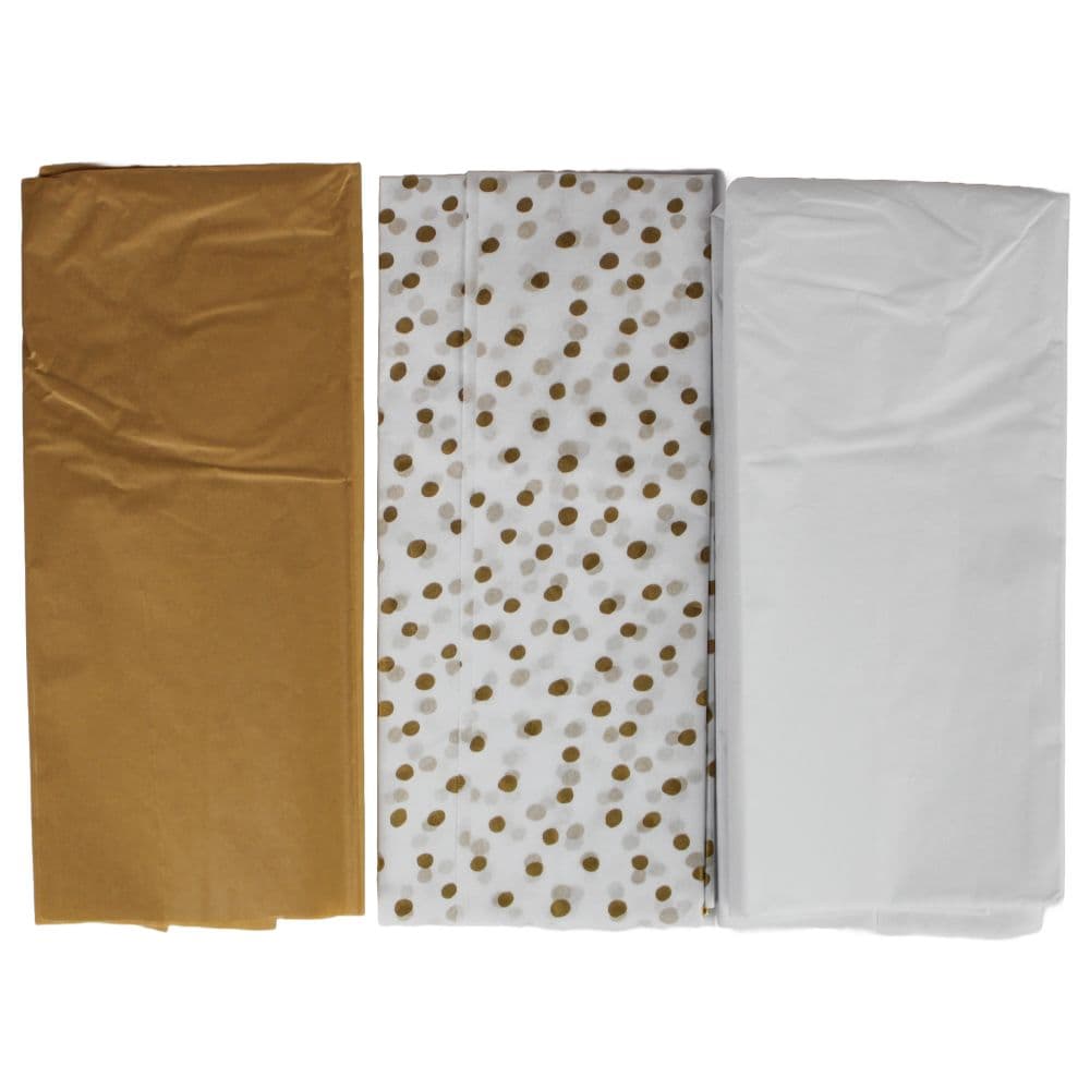 Gold Dots Tissue Paper - 8 Count Second Alternate Image
