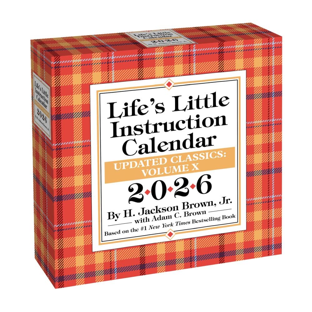 Lifes Little Instruction Calendar 2026 Desk Calendar Main Image