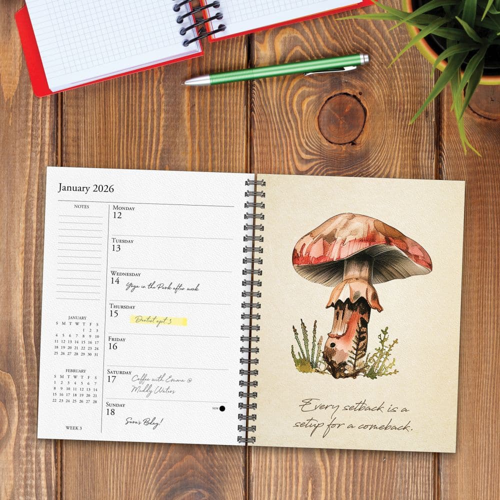 Art of the Mushroom 2026 Engagement Planner Second Alternate Image