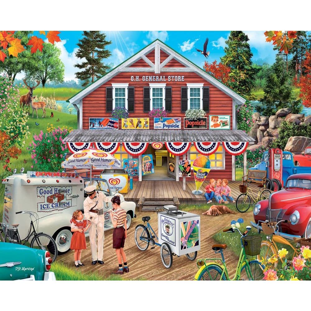 White Mountain Puzzles Good Humor General Store 1000 Piece Puzzle