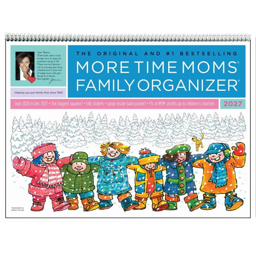 More Time Moms Family Organizer 2027 Wall Calendar Main Product Image