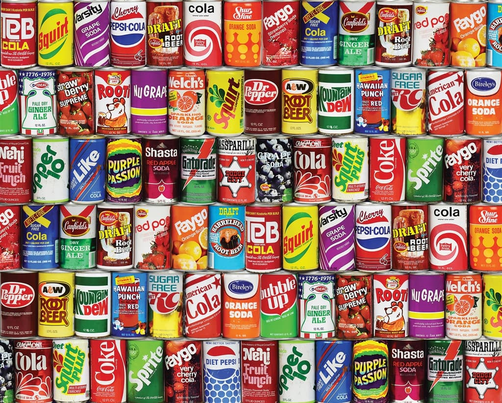 Retro Refreshments 1000pc Puzzle Main Image