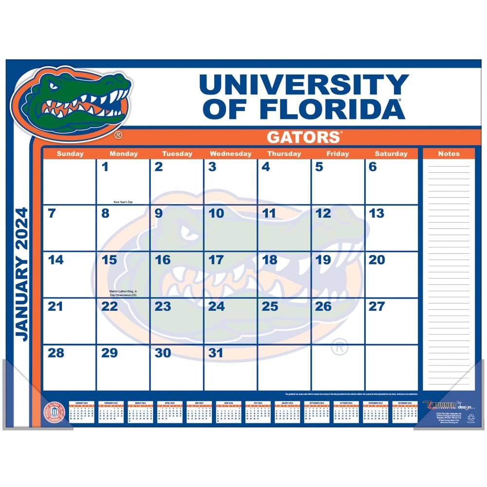 Florida Gators 2024 Desk Pad First Alternate Image width=&quot;1000&quot; height=&quot;1000&quot;