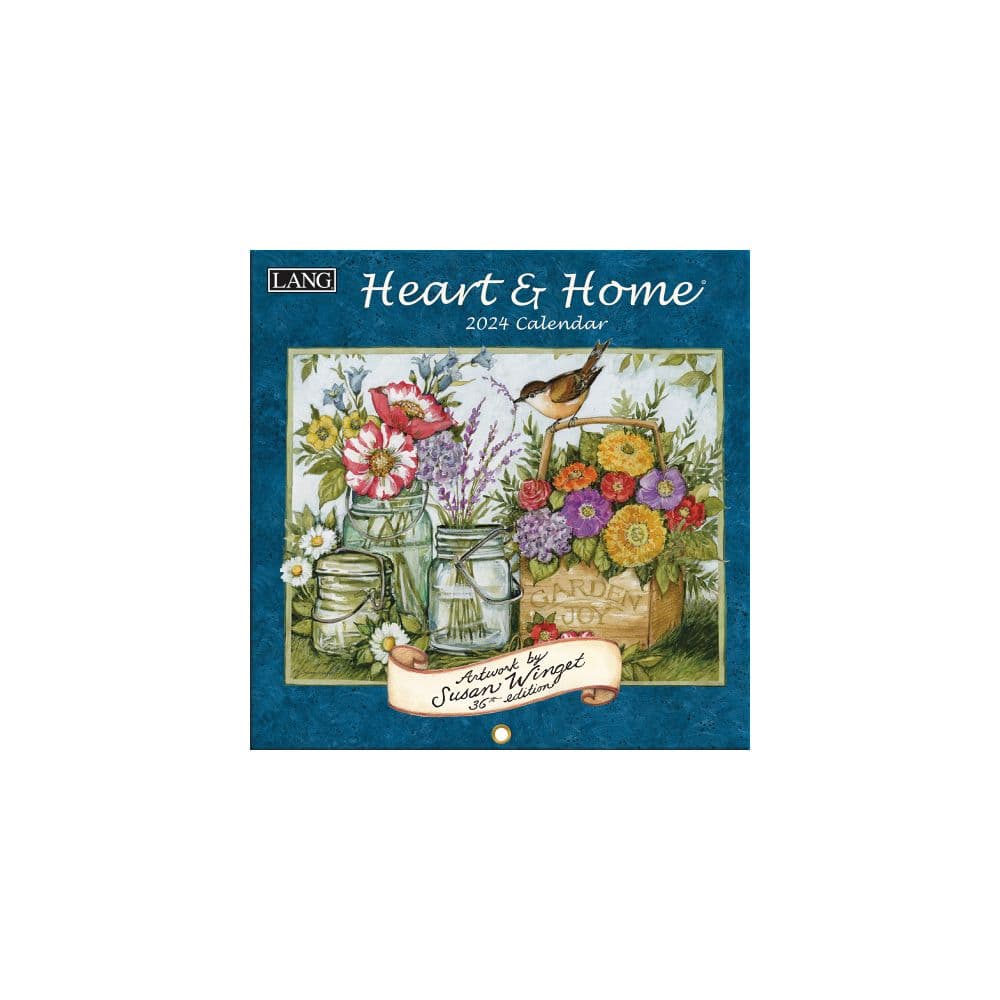 Heart and Home 2024 Mini Wall Calendar