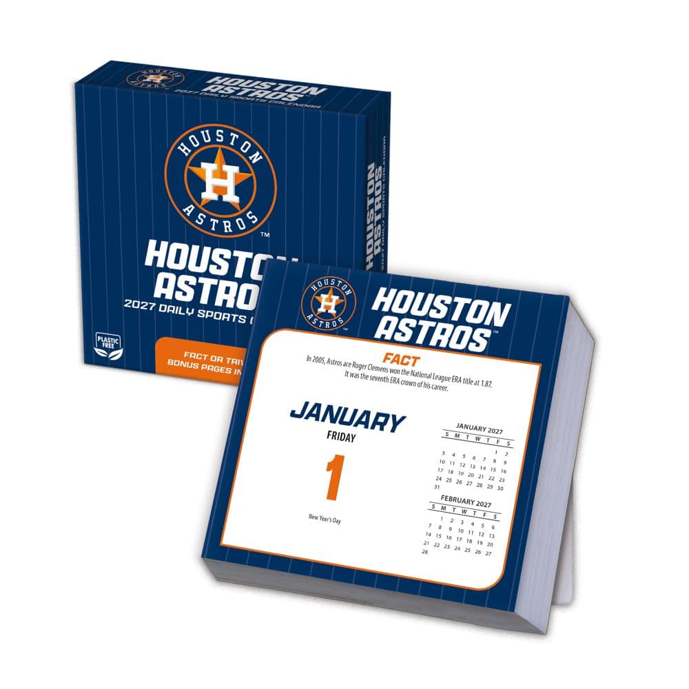 image MLB Houston Astros 2027 Desk Calendar Main Product Image