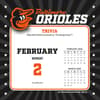 image MLB Baltimore Orioles 2026 Desk Calendar Third  Alternate Image