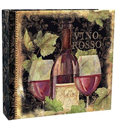 Gilded Wine Recipe Card Album by Susan Winget