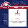 image NHL Montreal Canadiens 2027 Desk Calendar Second Alternate Image