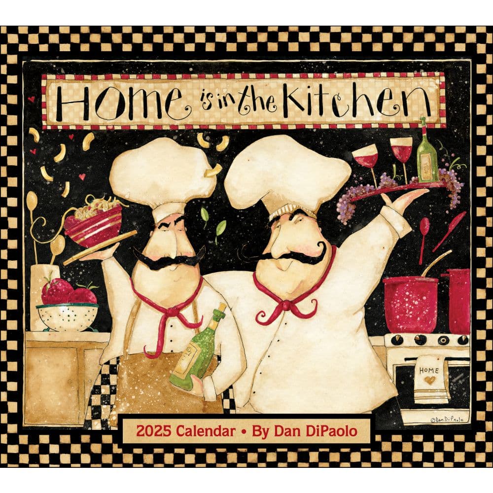 Home In The Kitchen 2025 Wall Calendar by Dan DiPaolo Main Product Image width=&quot;1000&quot; height=&quot;1000&quot;