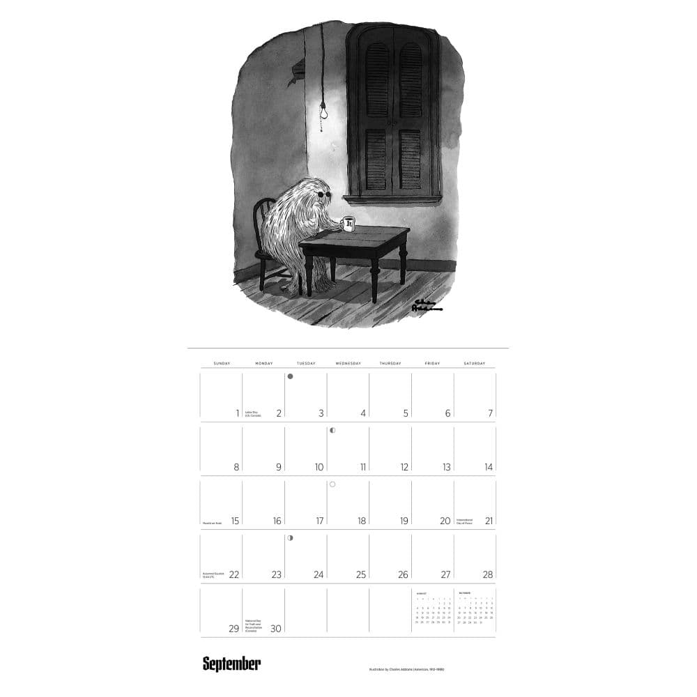 The Addams Family 2024 Wall Calendar Alt2