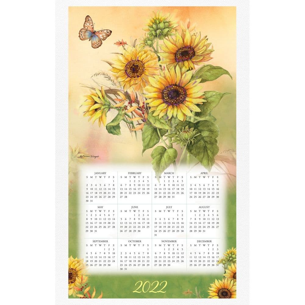 Natures Palette 2022 Calendar Towel