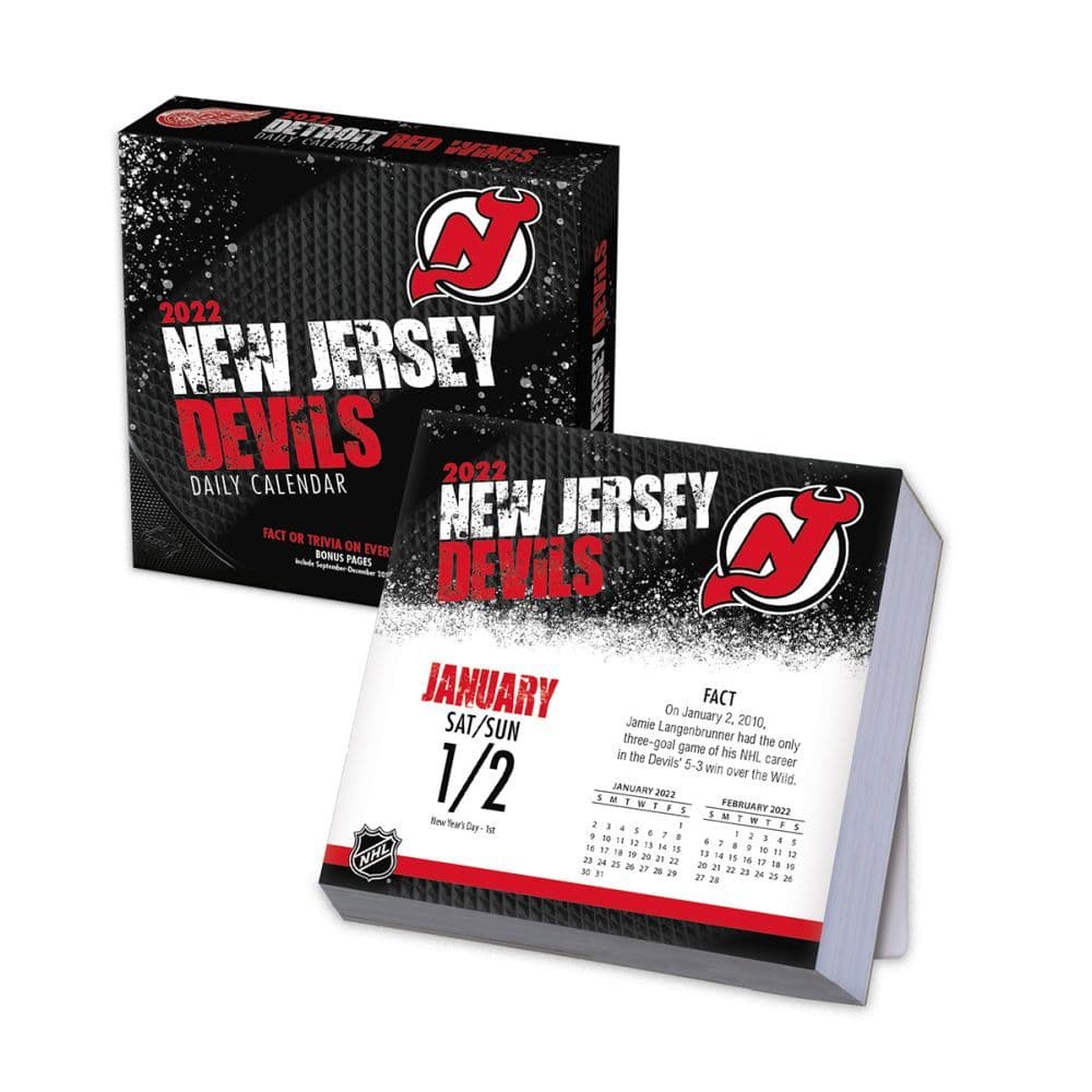New Jersey Devils 2022 Desk Calendar