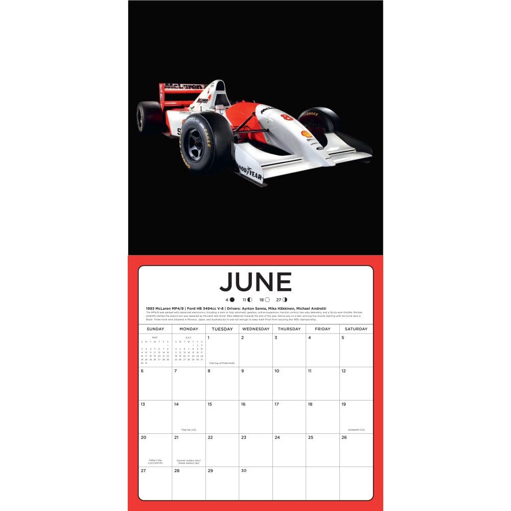 Formula 1 2027 Wall Calendar Third Alternate Image