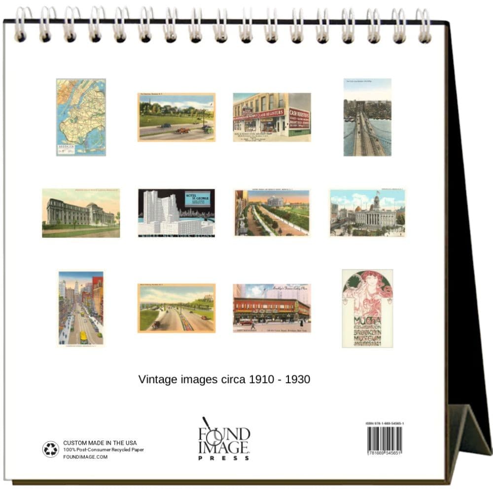Brooklyn Nostalgic 2026 Easel Desk Calendar First Alternate Image