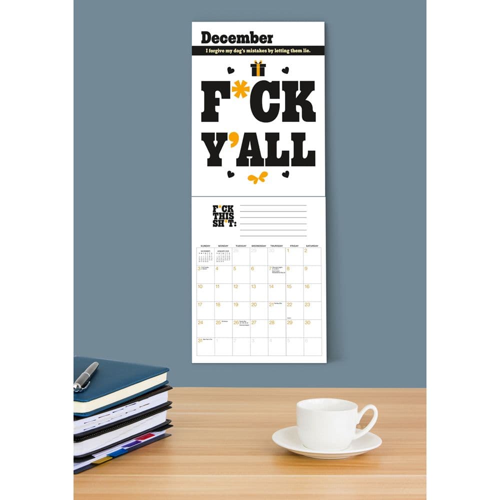 F*ck This Sh*t 2023 Wall Big Mini Calendar - Calendars.com