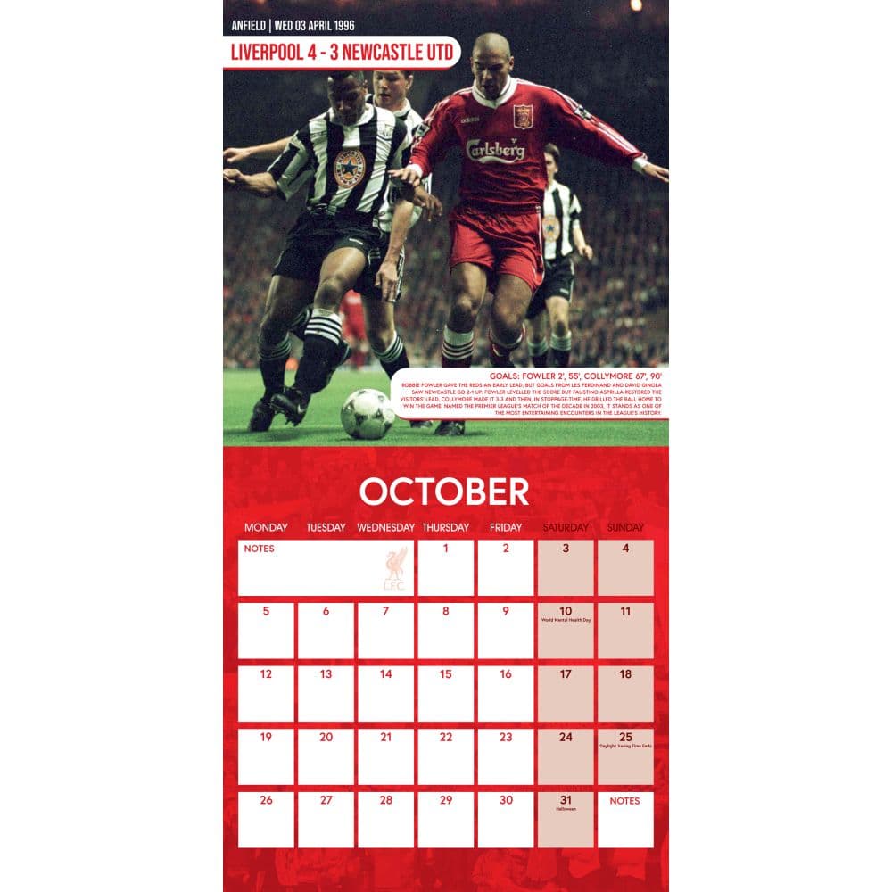 Liverpool Legends 2026 Wall Calendar Second Alternate Image