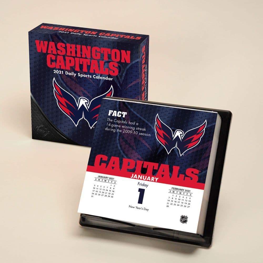 Washington Capitals Desk Calendar