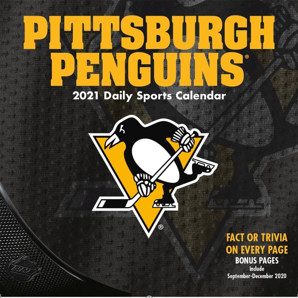 Pittsburgh Penguins Desk Calendar