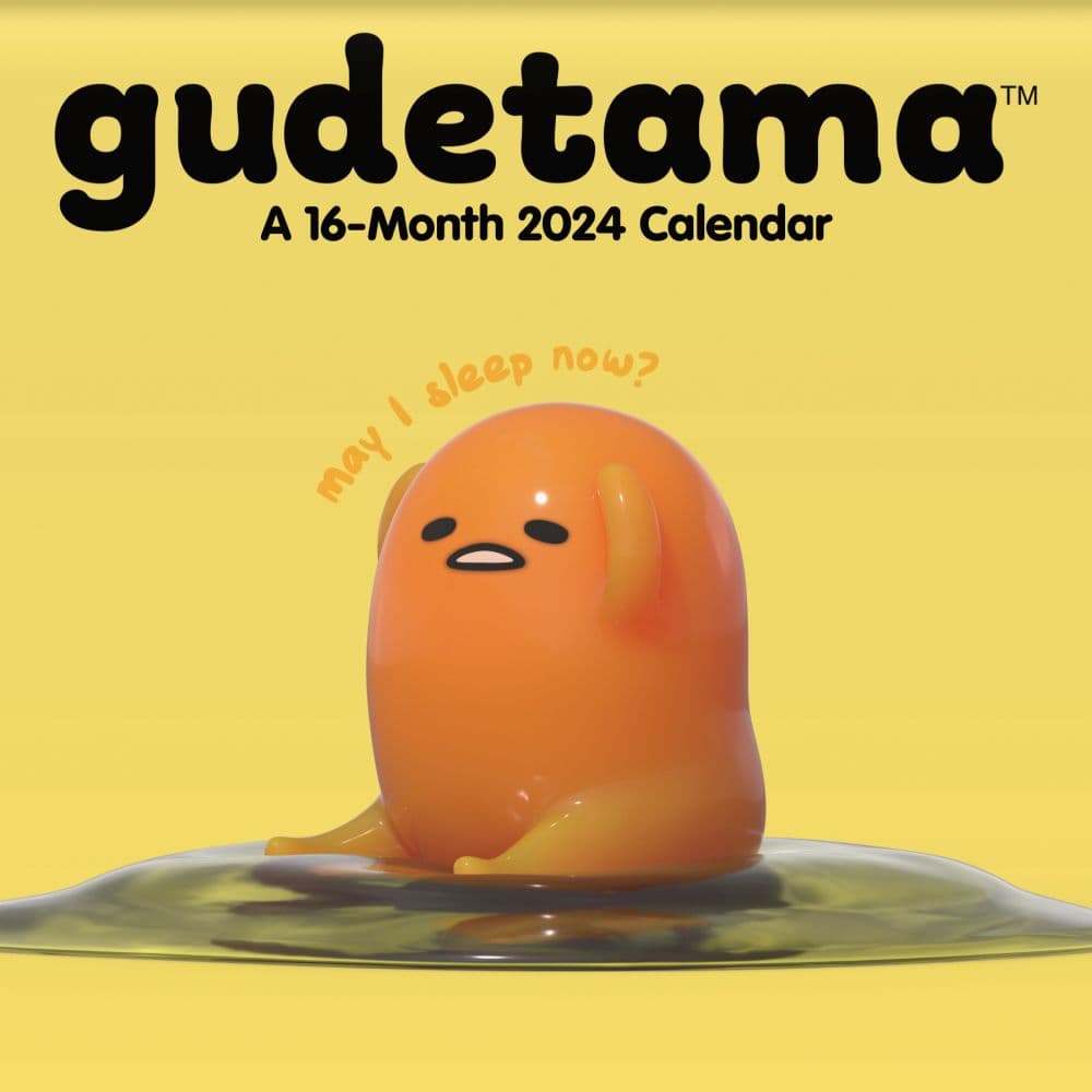 Gudetama 2024 Wall Calendar Main Image